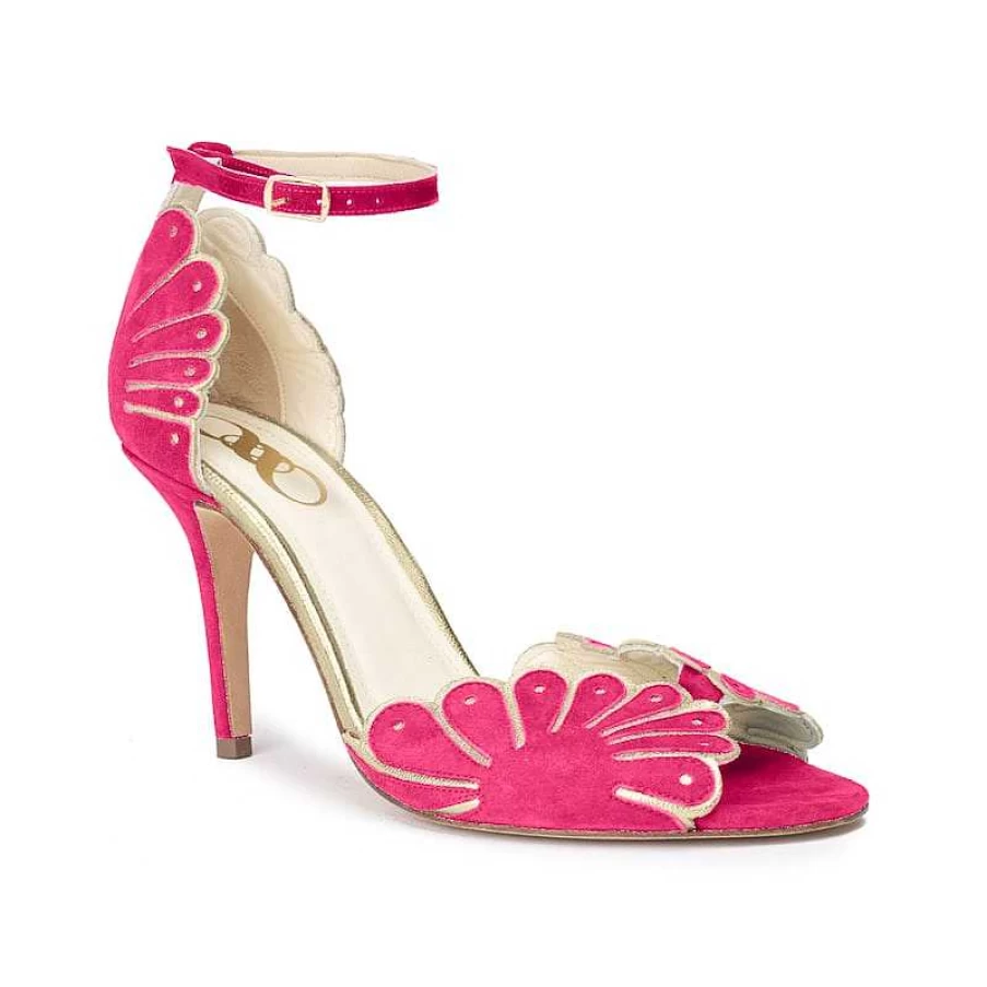 Chamberlan Women's Cabourg Pink Glam Sandals - Elegant Glamorous Style