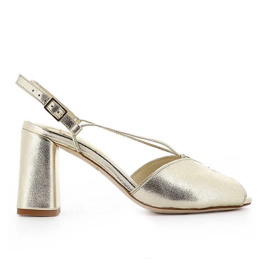Chamberlan Women's Champagne Sandals - Elegant Pauc Design for Comfort and Style