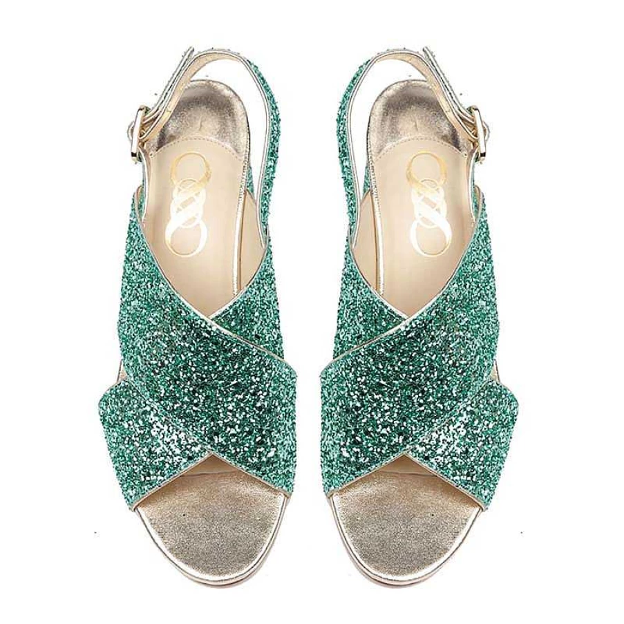 Chamberlan Women's Tres Beau Rivage Water Mint Sandals – Comfortable Beach Footwear