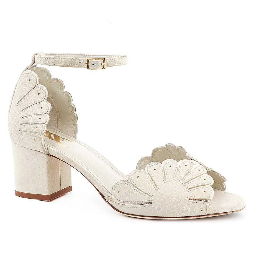 Chamberlan Women's Cabourg White Sandals – Stylish & Comfortable Dunes Design