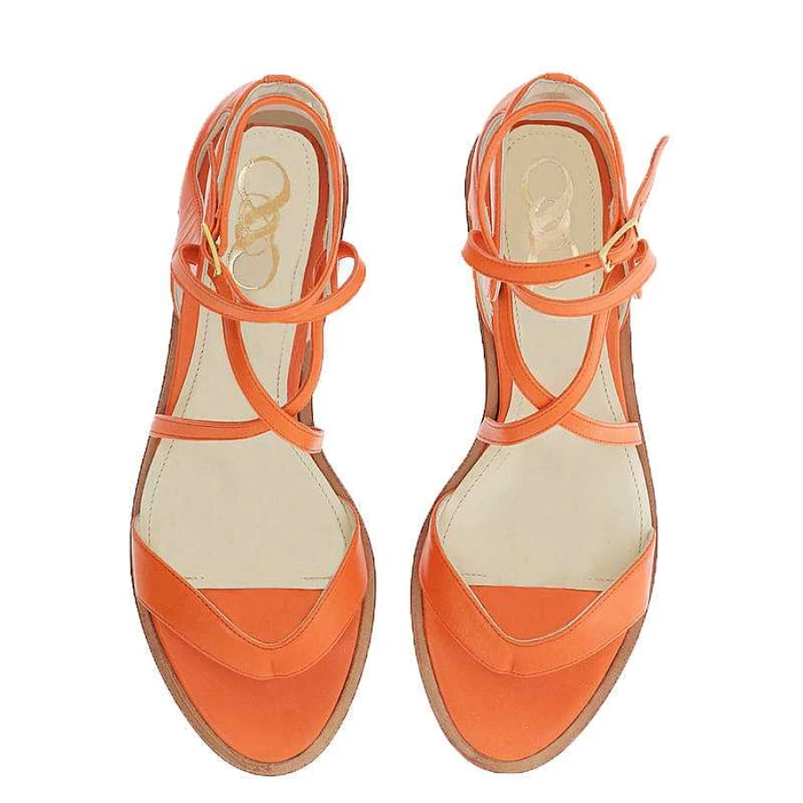 Chamberlan Women's Gaia Orange Sandals | Comfortable & Stylish Footwear