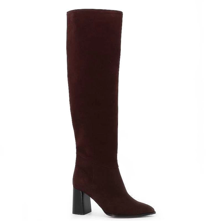 Chamberlan Women's Josephine Brown Leather Boots - Stylish Ankle Boots for Women