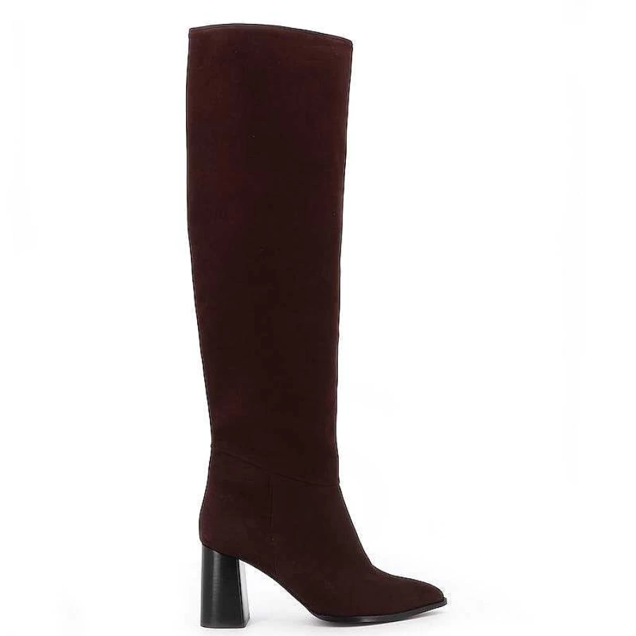 Chamberlan Women's Josephine Brown Leather Boots - Stylish Ankle Boots for Women