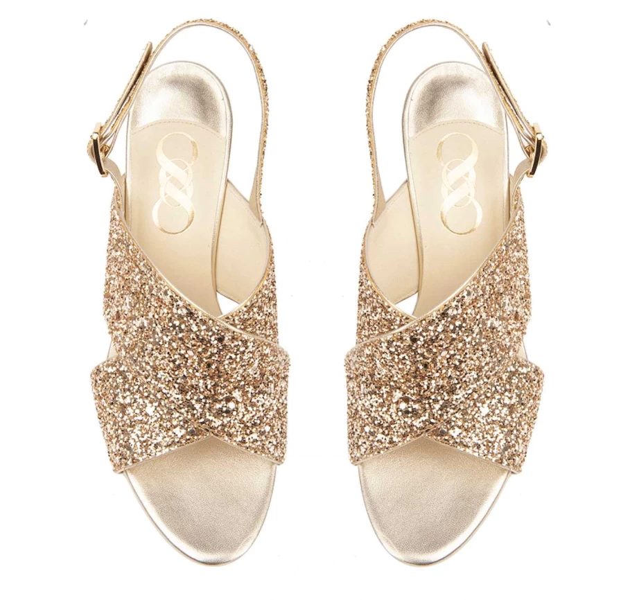 Chamberlan Women's Tres Beau Rivage Champagne Sandals - Elegant Comfort & Style