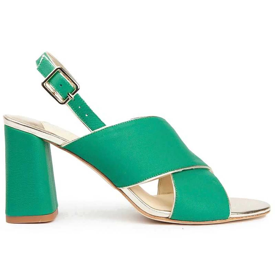 Chamberlan Women's Tres Beau Rivage Emerald Sandals | Stylish Comfort Footwear