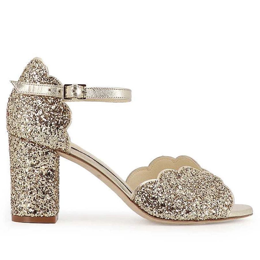 Chamberlan Women's Miss Palmyre Champagne Sandals | Elegant Comfort Footwear