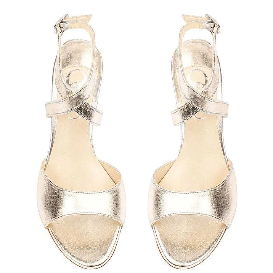 Chamberlan Women's Pompidou Champagne Sandals - Elegant Casual Footwear