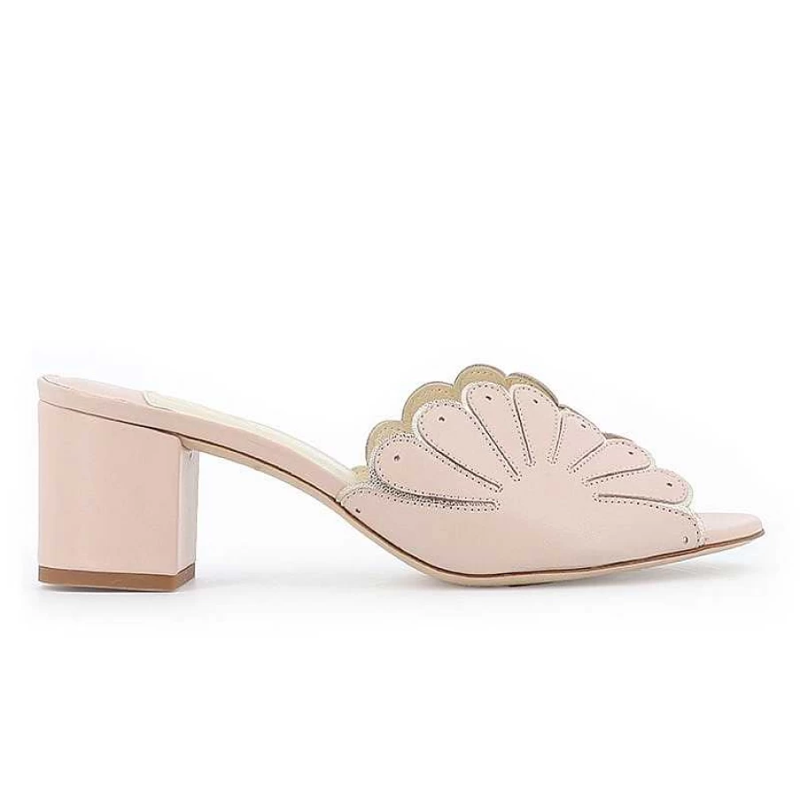Chamberlan Women's Cabourg Le Nude Mules - Elegant Slide-On Sandals