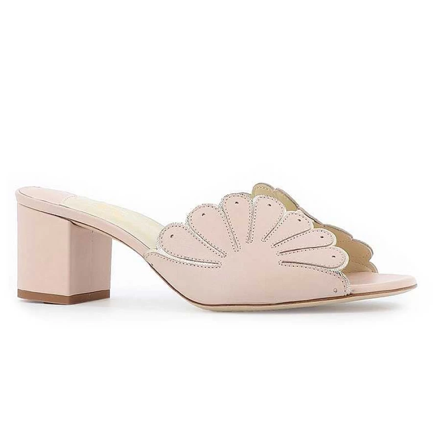 Chamberlan Women's Cabourg Le Nude Mules - Elegant Slide-On Sandals