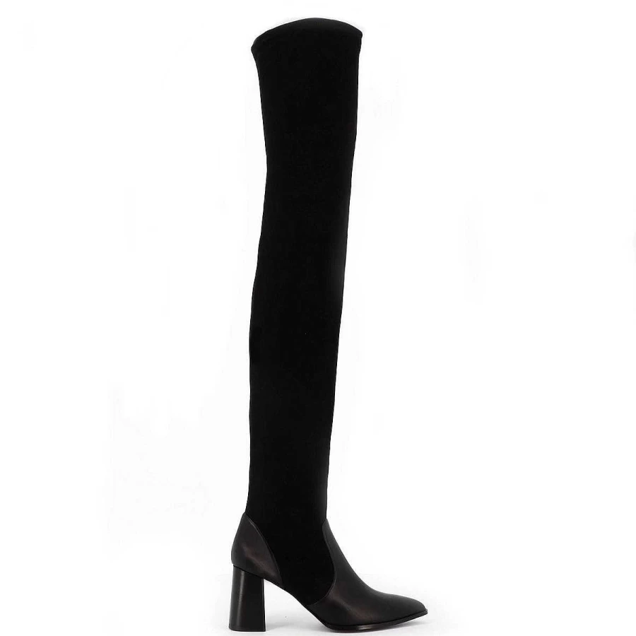 Chamberlan Women's Artemis Black C'Est Noir Over The Knee Boots