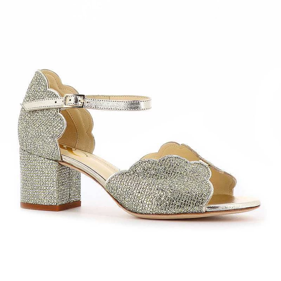Chamberlan Women's Miss Palmyre Champagne Sandals - Elegant Comfort & Style