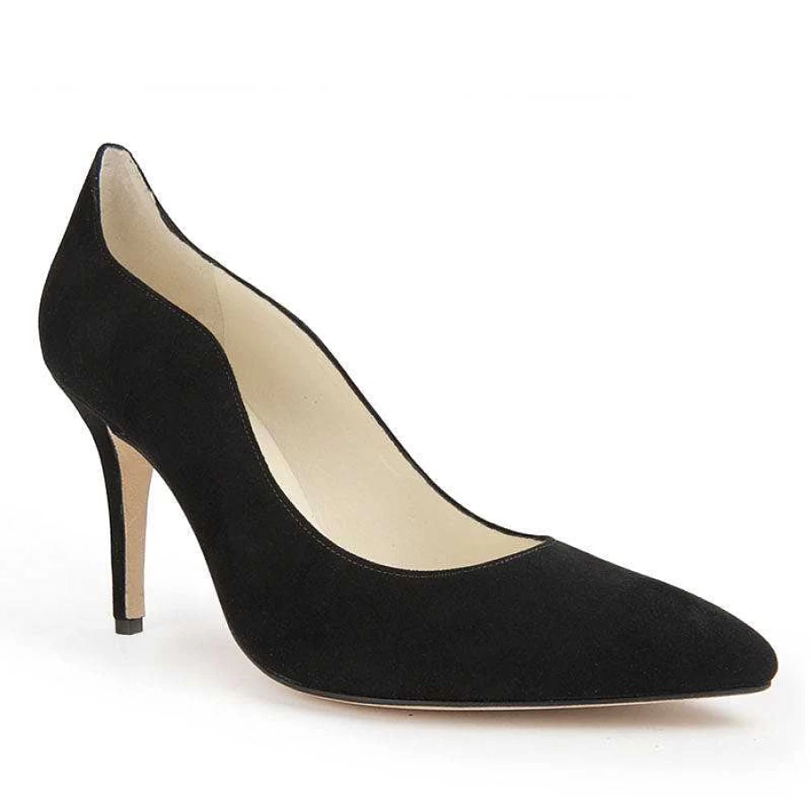Chamberlan Women's Burdigala Noir Black Pumps - C'Est Noir Elegant Heels