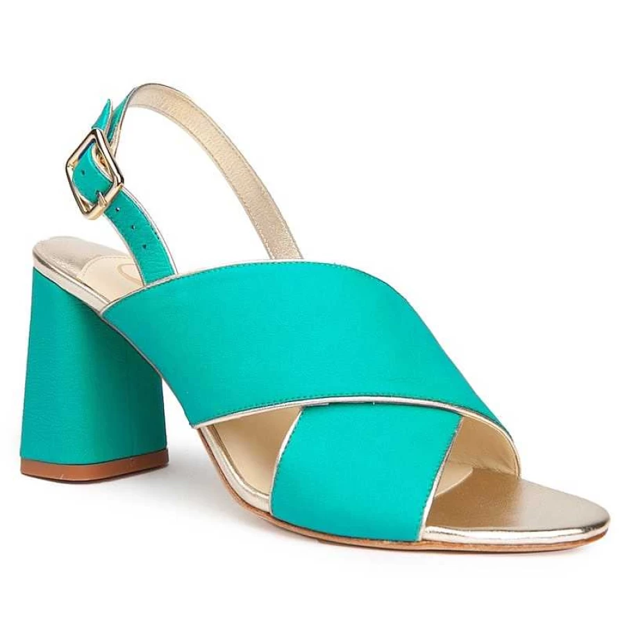 Chamberlan Women's Tres Beau Rivage Water Mint Sandals - Comfortable Beach Footwear
