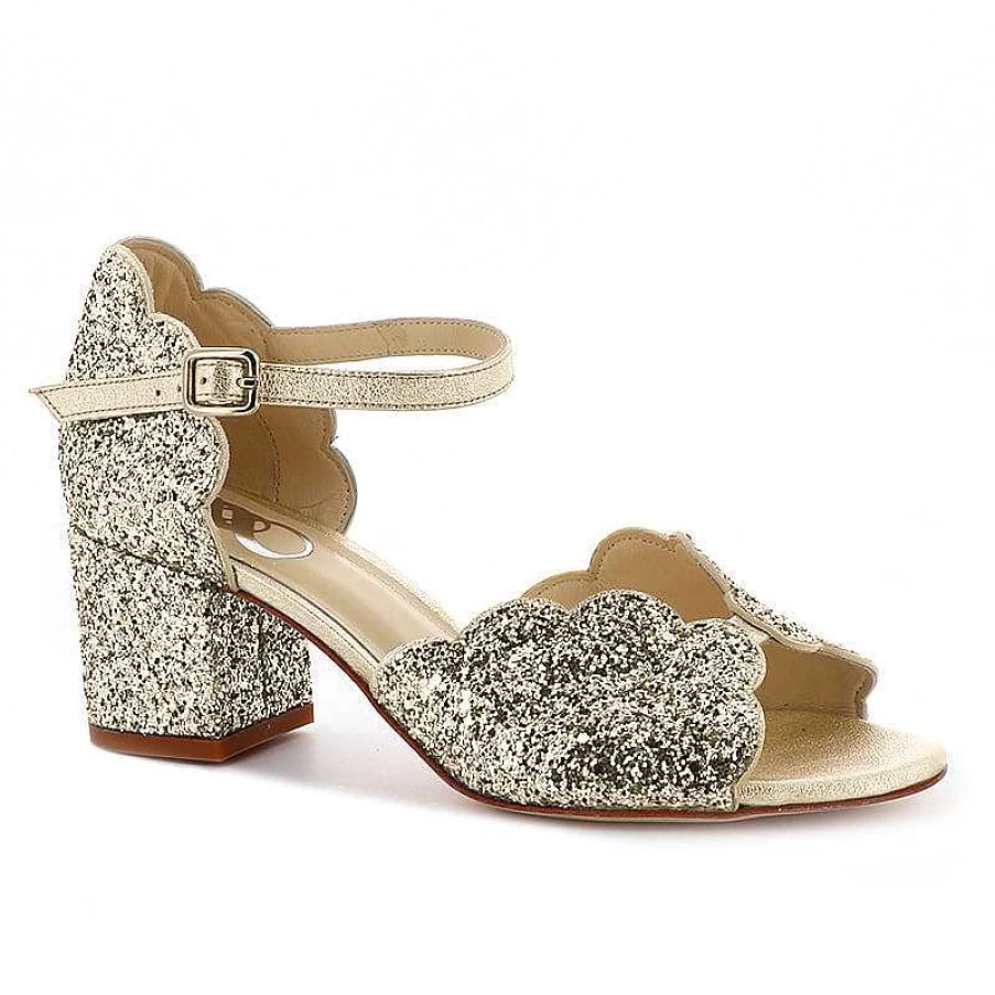 Chamberlan Women's Miss Palmyre Champagne Sandals | Elegant Comfort Footwear