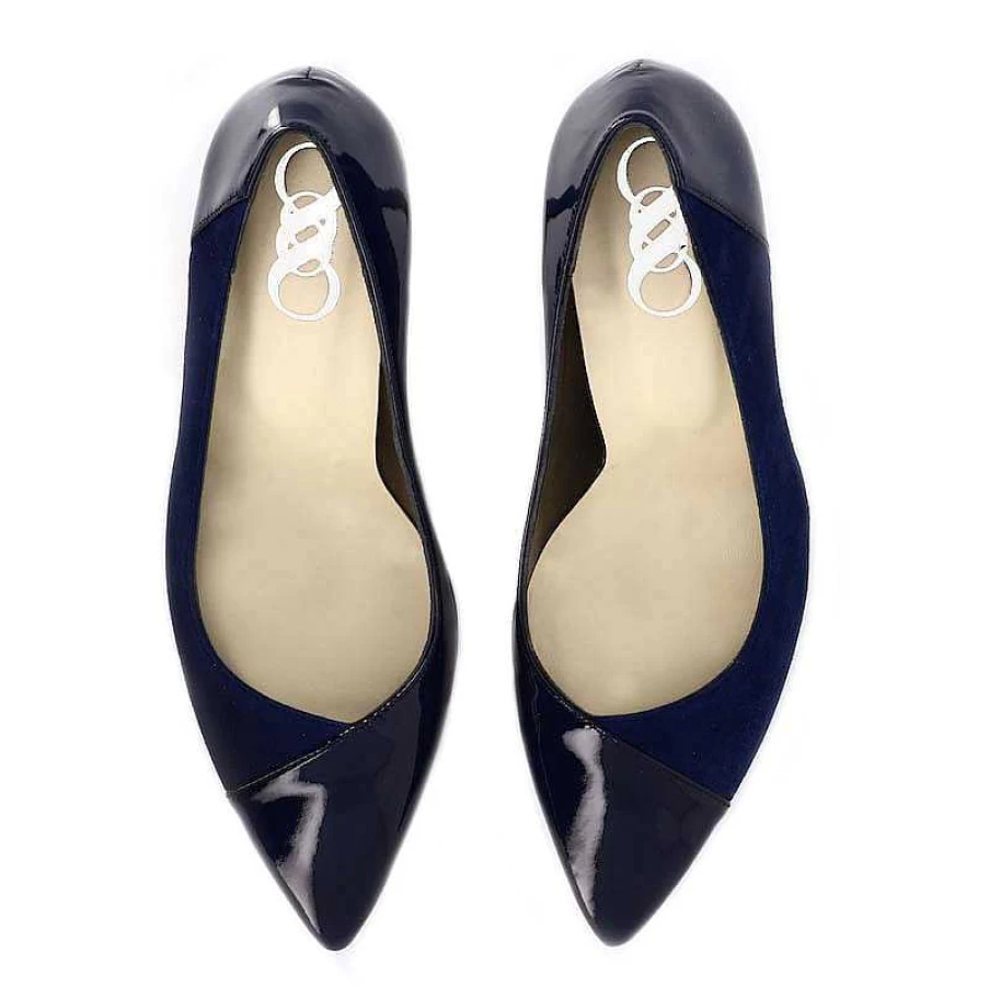 Chamberlan Women's Rivoli Navy Pumps - Stylish Comfort Shoes for Women