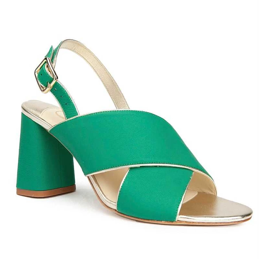 Chamberlan Women's Cabourg Water Mint Mules | Comfortable Slip-On Slides