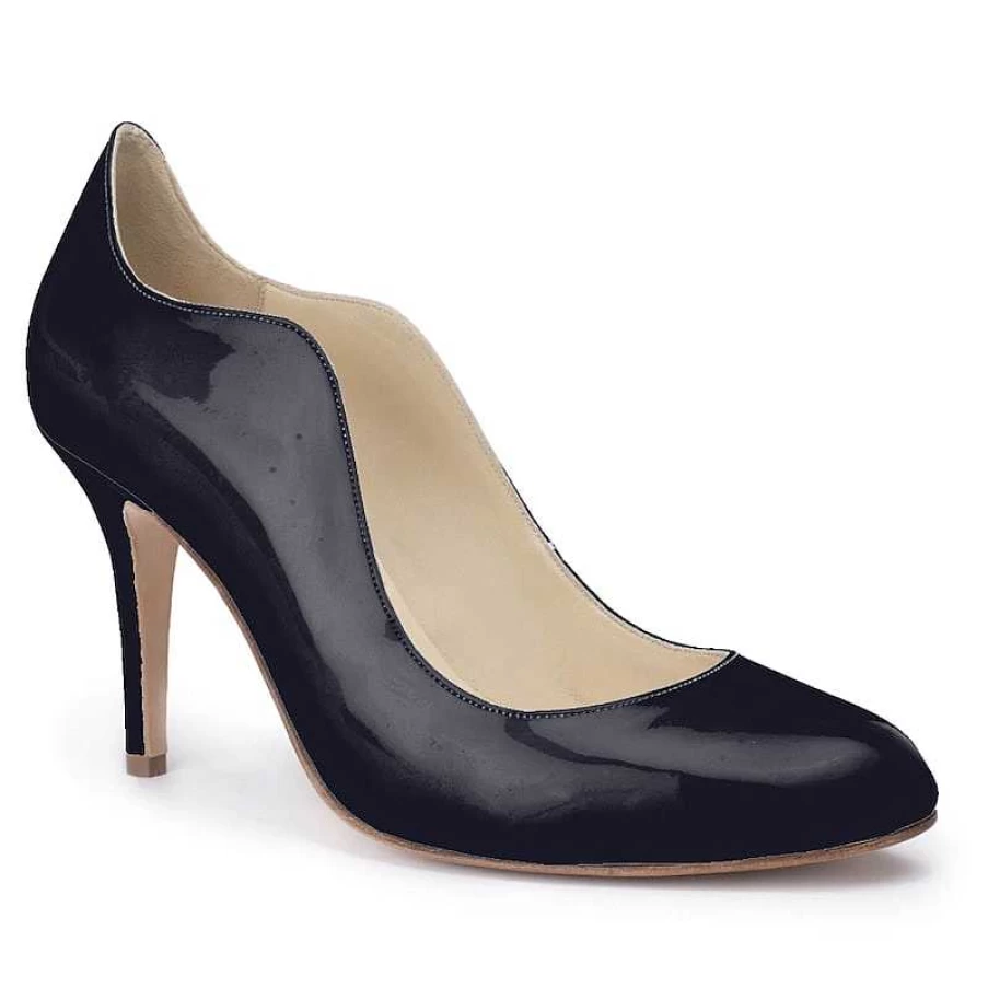 Chamberlan Women's Bagatelle Navy Pumps – Stylish & Comfortable Heels for Elegant Outfits