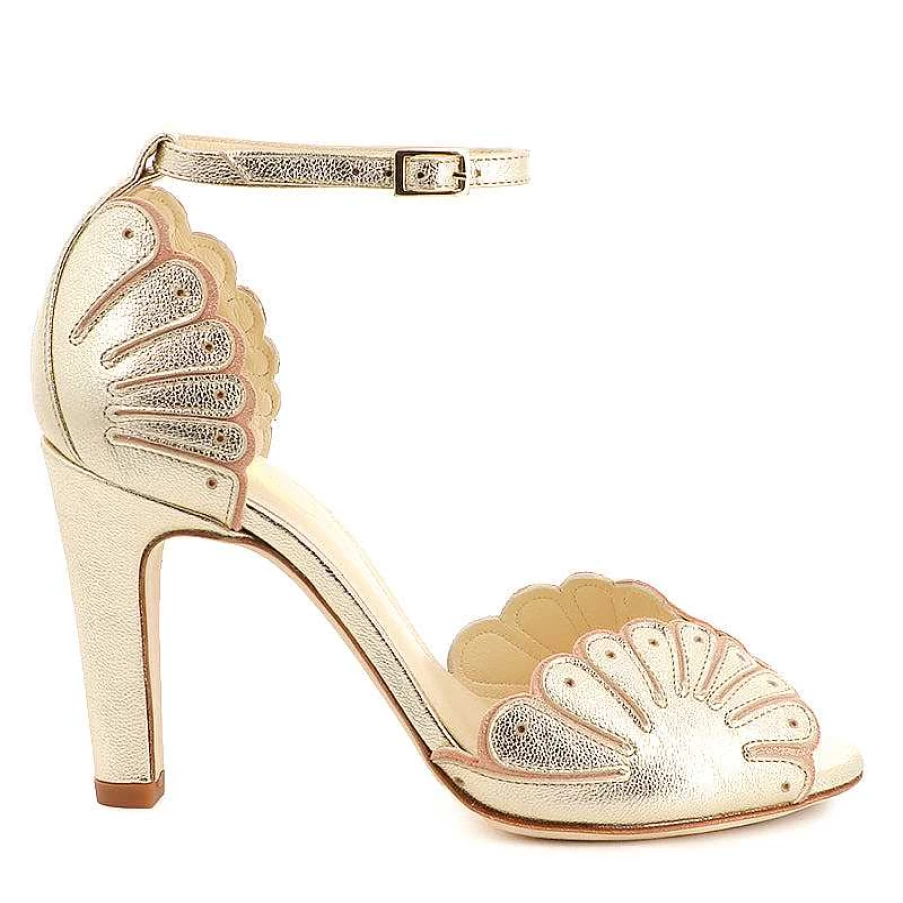 Chamberlan Women's Cabourg Champagne Elegant Sandals for Summer Comfort