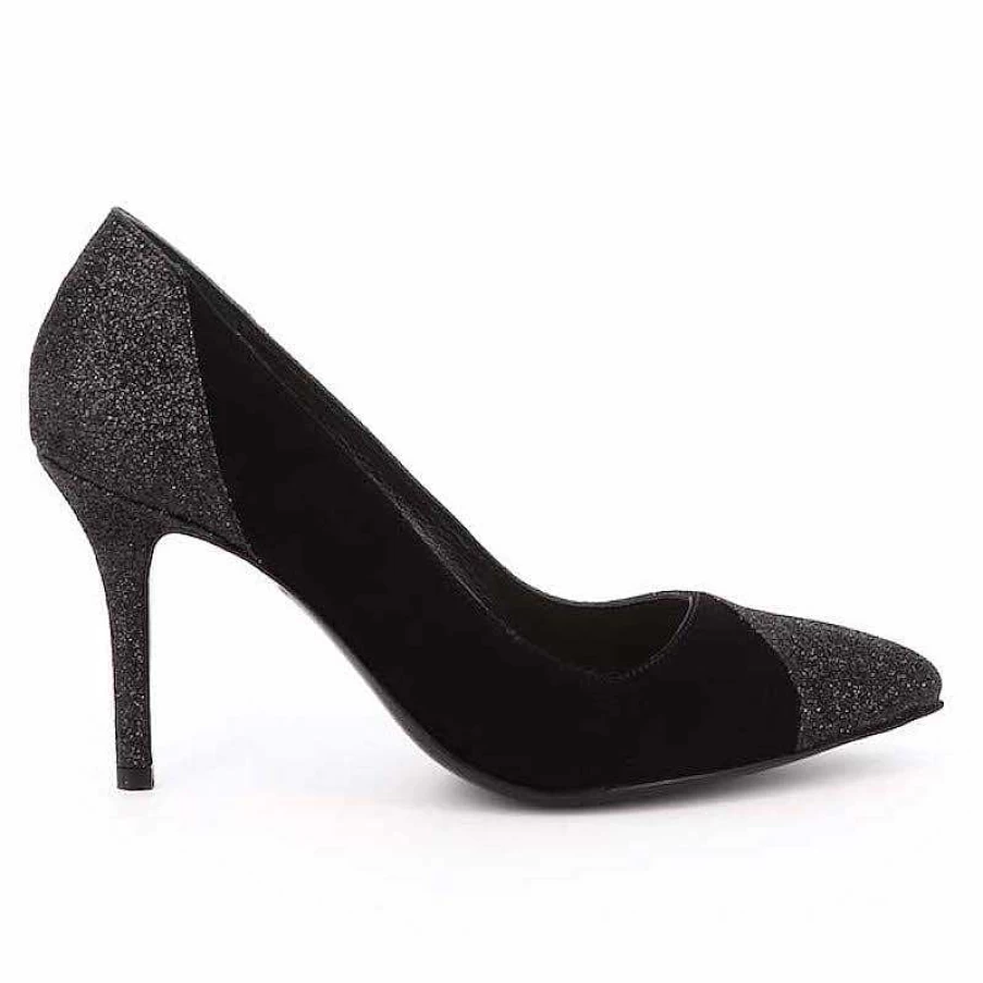 Chamberlan Women's Black Rivoli Pumps - C'Est Noir Elegant Heels