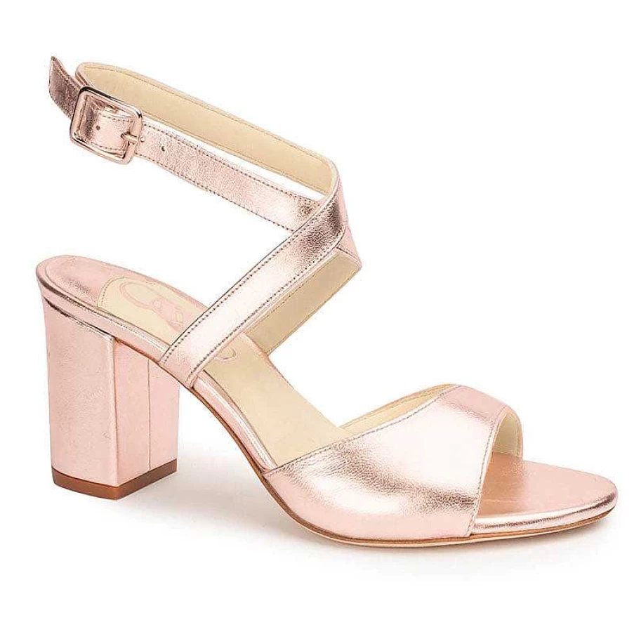 Chamberlan Women's Pompidou Rose Gold Sandals – Elegant Comfort for Every Occasion