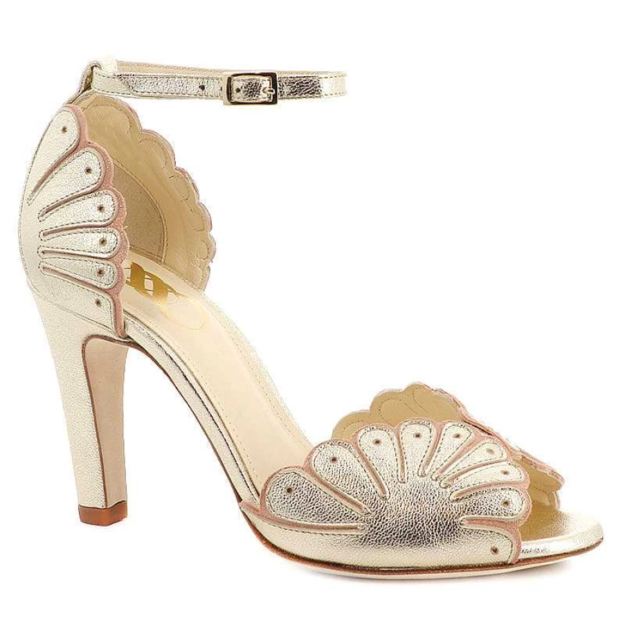 Chamberlan Women's Cabourg Champagne Elegant Sandals for Summer Comfort