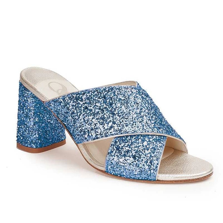 Chamberlan Women's Beau Rivage Aquamarine Mules | Comfortable Slip-On Shoes