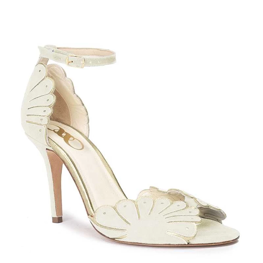Chamberlan Women's Cabourg White Sandals – Dunes Collection Stylish Comfort