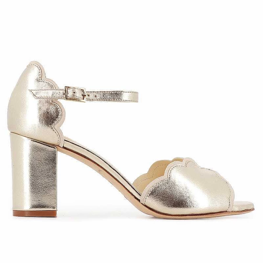 Chamberlan Women's Miss Palmyre Champagne Sandals - Elegant Comfort & Style