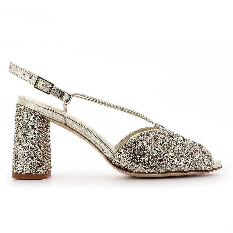 Chamberlan Women's Eleonore Champagne Sandals – Elegant & Comfortable Footwear