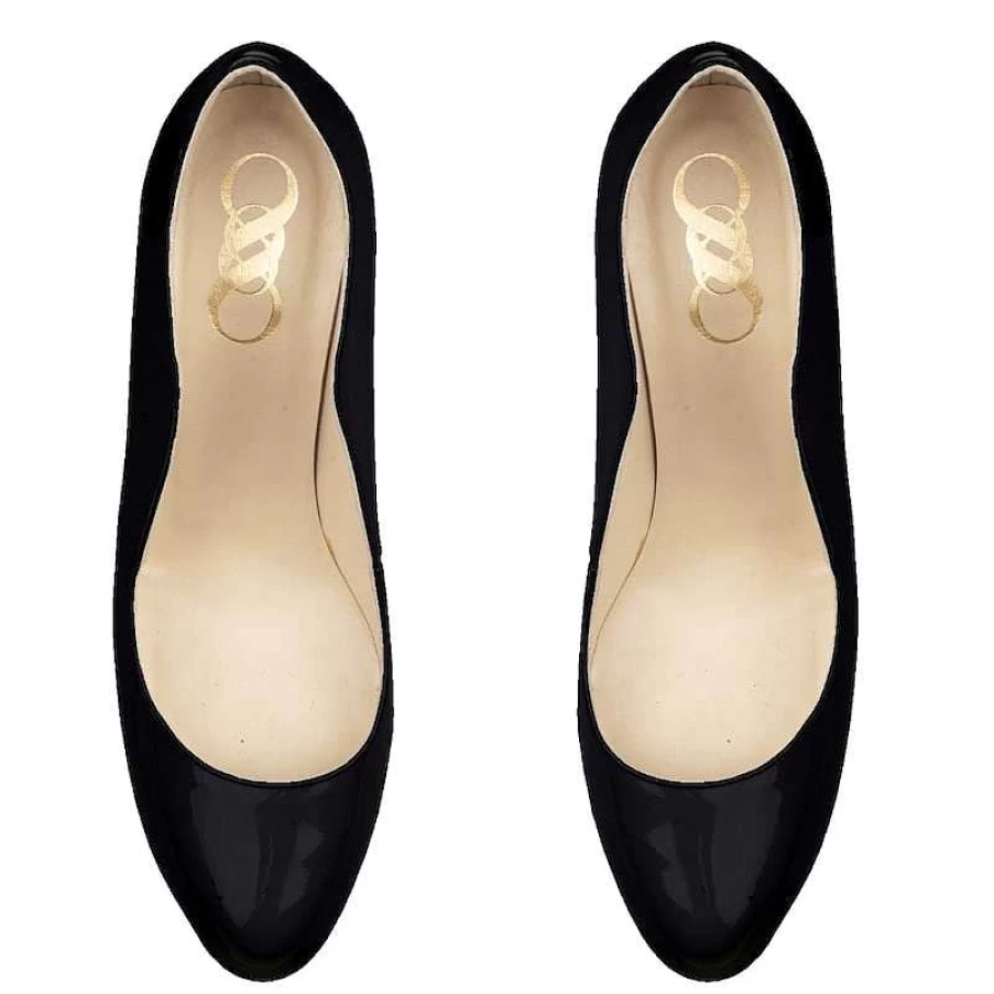 Chamberlan Women's Black Bagatelle Pumps - C'Est Noir Elegant Heels
