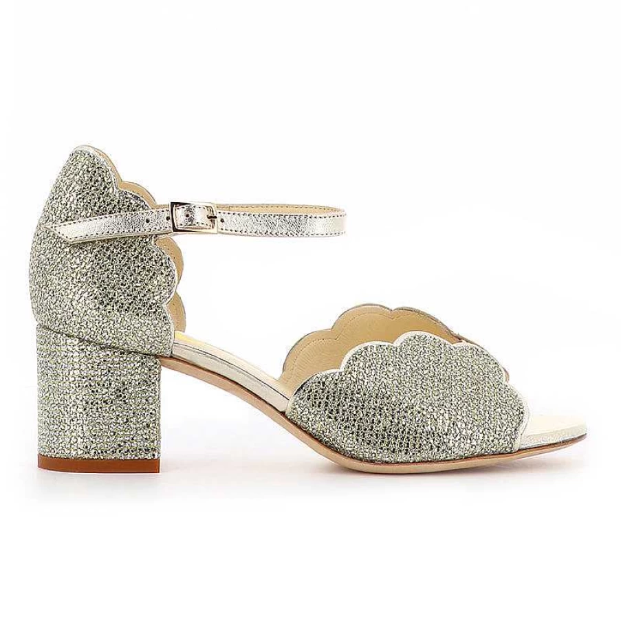Chamberlan Women's Miss Palmyre Champagne Sandals - Elegant Comfort & Style