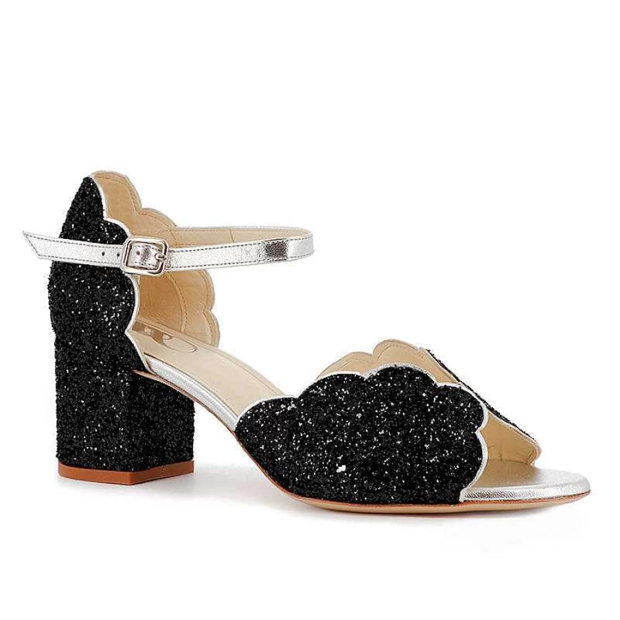 Chamberlan Women's Miss Palmyre Black Sandals - C'Est Noir Style Elegant Footwear